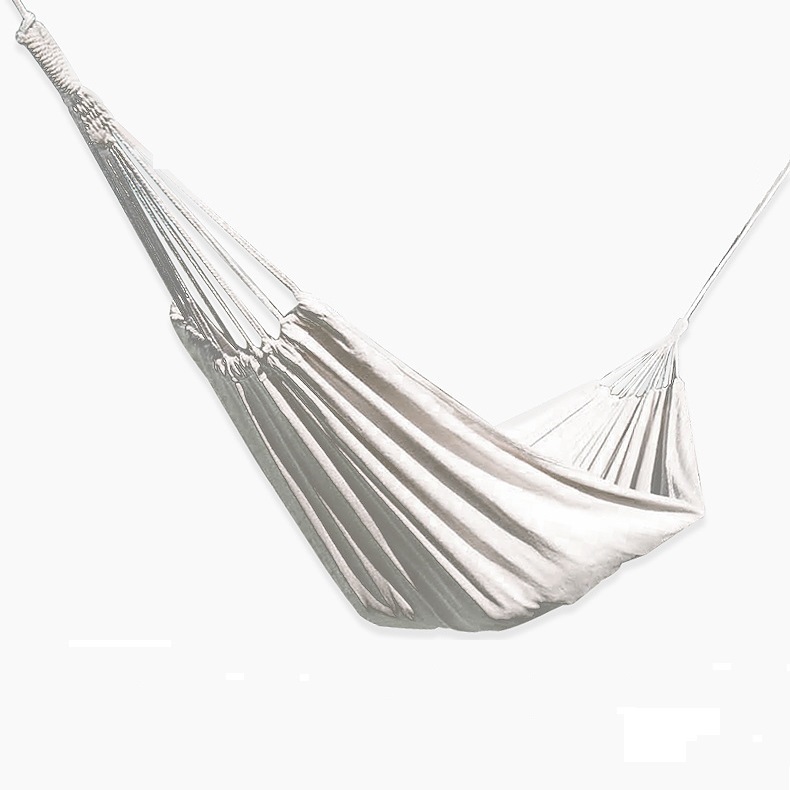2021 High Quality white canvas hammock outdoor camping hammocks