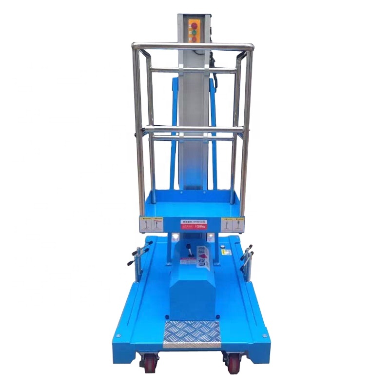 LISJL0.1-8 Electric compact aluminium man lift aerial lift platform