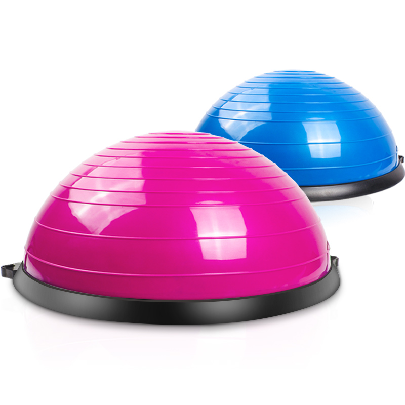 2021 Popular Women Exericse Yoga Ball Balance Training Half Ball 46cm Large Size GYM Equipment