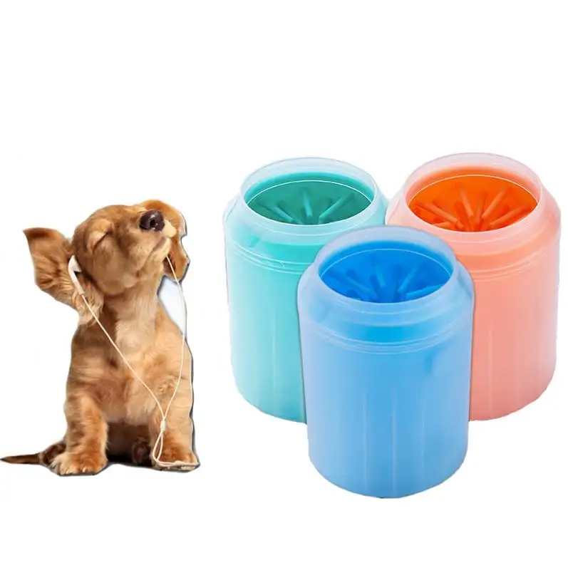 New Design Feet Brush Cup Foot Washer Quickwash Portable Pet Dogs Paw Cleaner / Dog Paw Cleaner Cup For Dogs