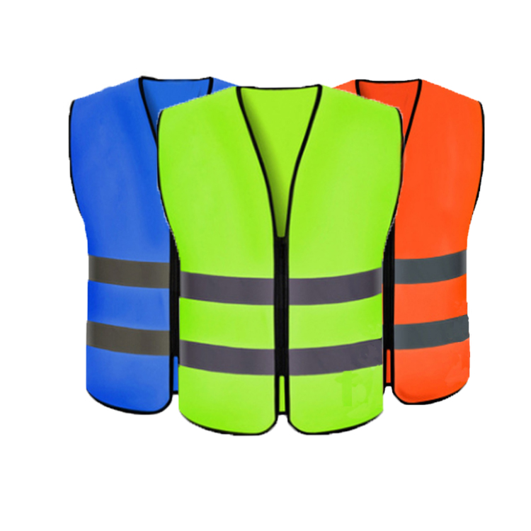 На заказ флуоресцентная желтая светоотражающая ткань chalecos hi viz высокая видимость светоотражающий жилет безопасности с pock