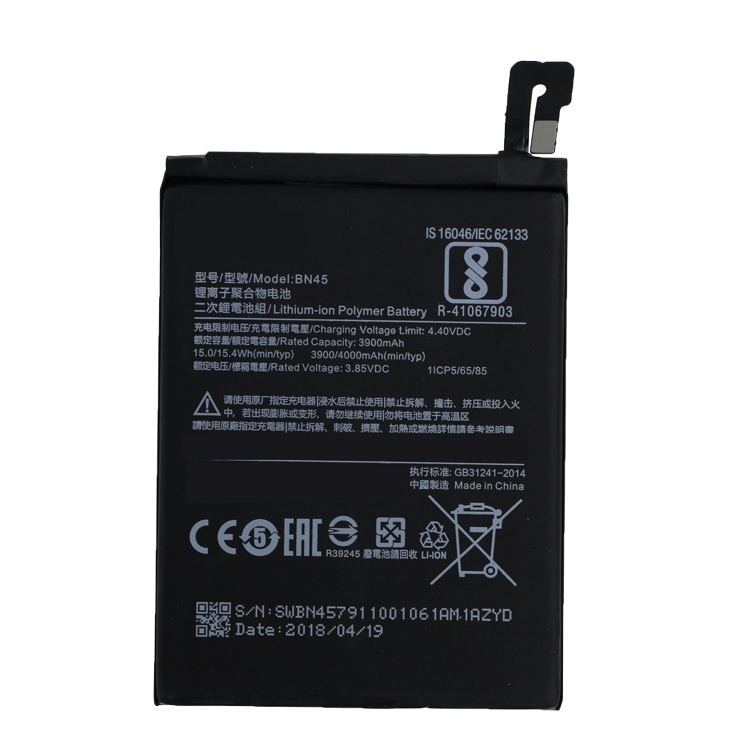 Шэньчжэнь производитель OEM новый внутренний аккумулятор для Xiaomi Redmi Note 5 Замена батареи 0 цикл высокое качество BN45 4000 мАч