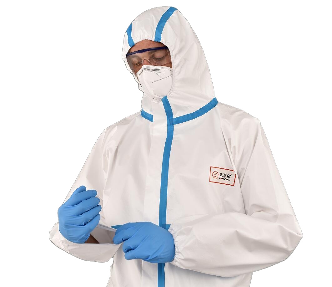 EN 14126 Type 4B/Type 5B China hospital white sterilized disposable medical mask medical protective clothing