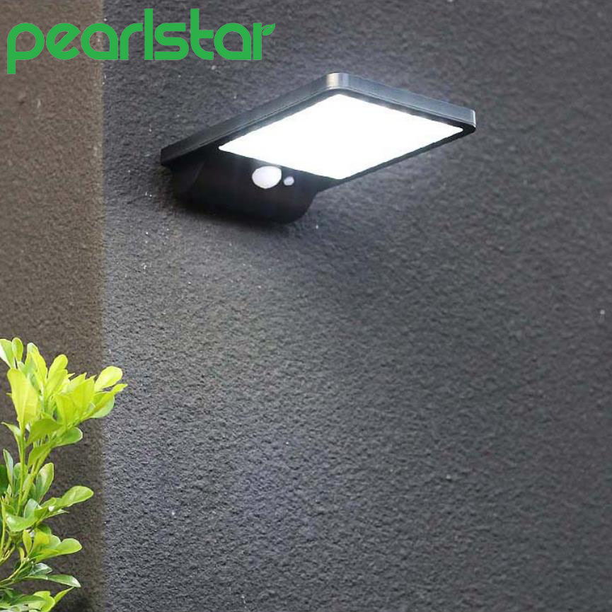 49 Led Solar Security Motion Sensor Наружный настенный светильник для сарая, гаража, склада, палубы, фермы, двора, входной двери