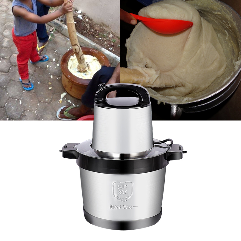 6л foufou mix Коммерческая королевская семья в Гане, Кухонный комбайн yam pсложный фуфу-машина