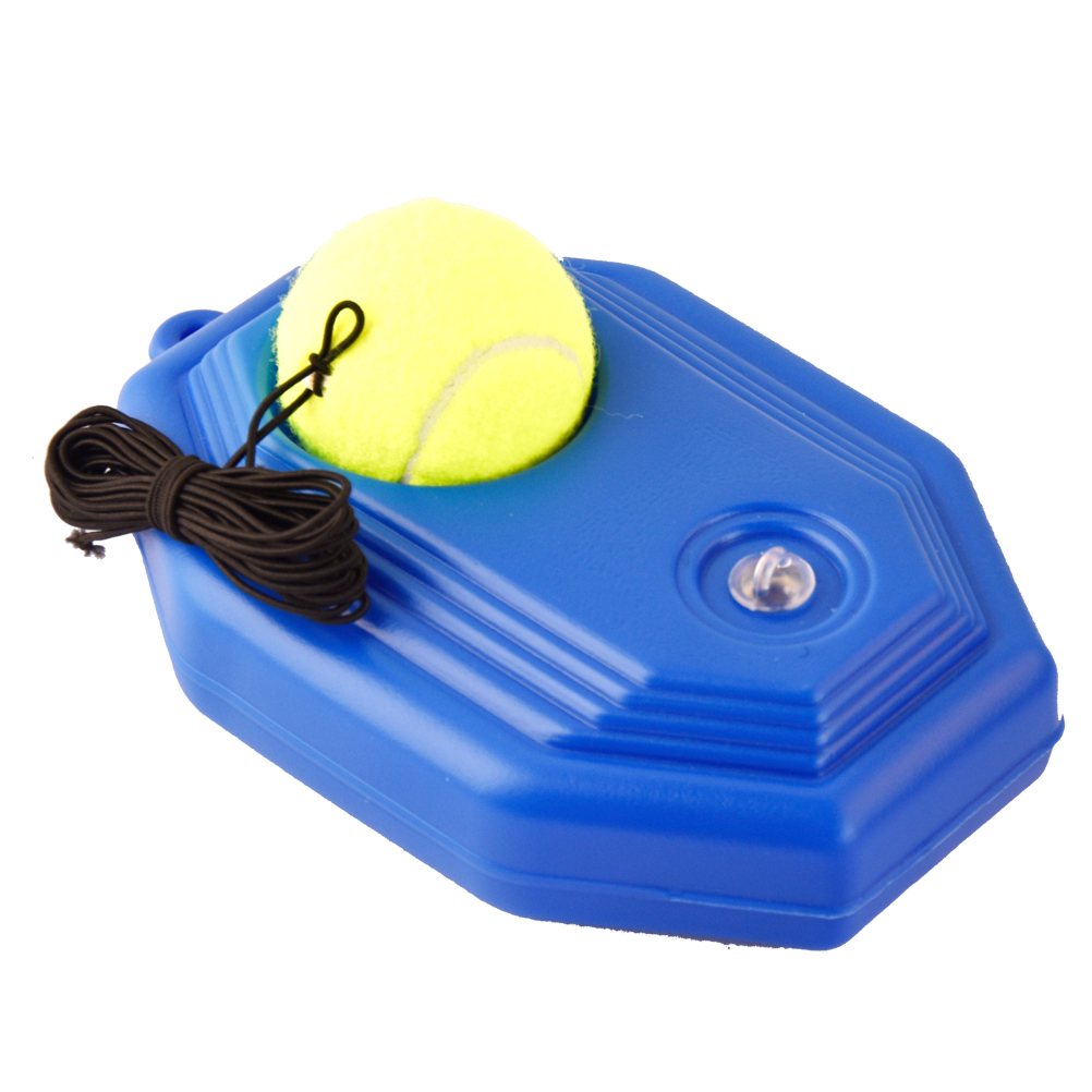 Customized Latest Portable Good Plastic Blue Self Tennis Training Equipment With Ball Self-Duty Rebound Tennis Trainer