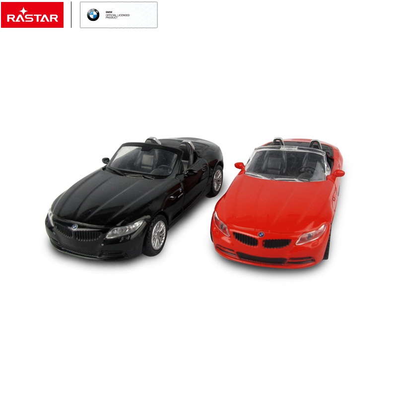 Популярная Лицензированная Лицензионная мини-модель автомобиля Rastar BMW Z4, литой металлический игрушечный автомобиль для детей
