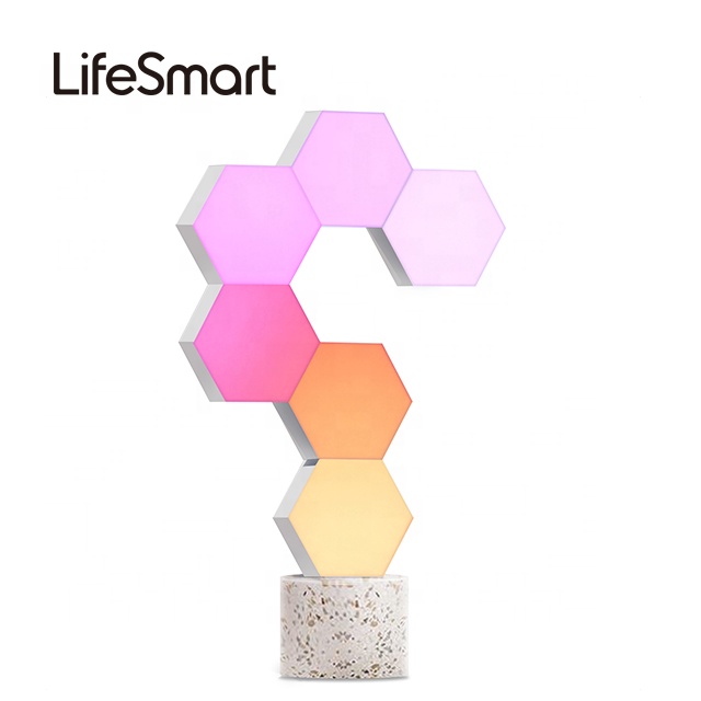 LifeSmart Cololight PRO подарок шестигранный квантовый свет Nanoleaf работает с Google, Alexa- LS166A6 - 6 шт.