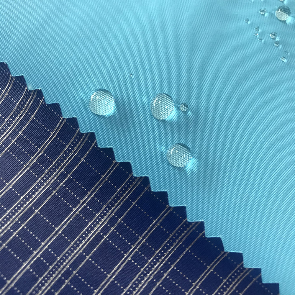 Outdoor Jacket Fabric 228T Nylon Taslan Fabric Laminated Printed PU Membrane PUL Fabric For Winter Jacket