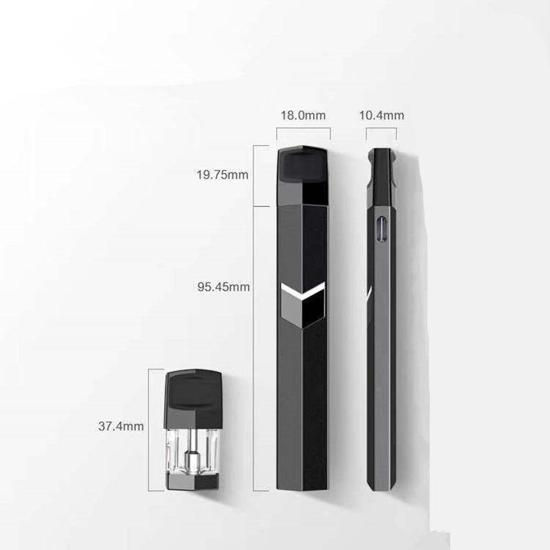 CartsVape новейшая система электронных сигарет 1 мл пустой керамический картридж для электронных сигарет многоразовый Cbd вейп-ручка Pax Pods