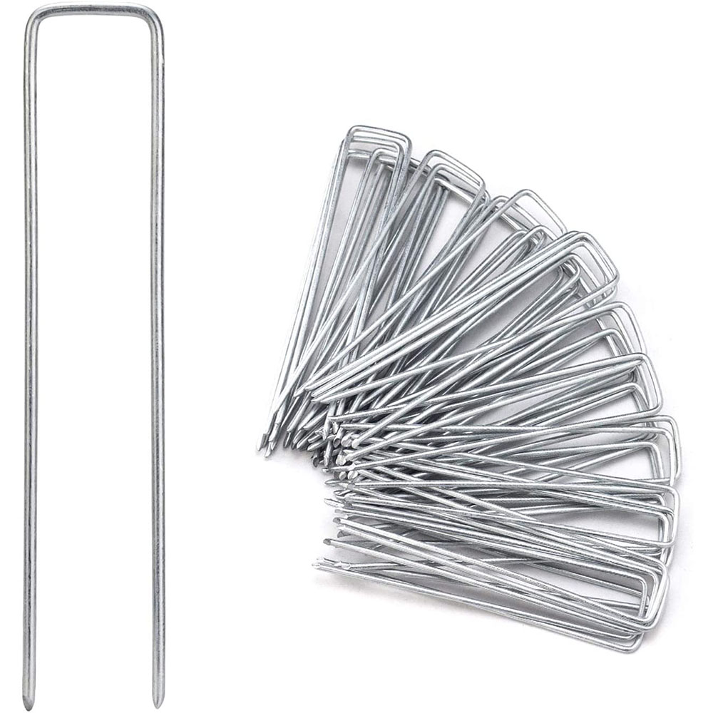 150x30x150mm Garden Stakes Garden turf Nails Anti rust Sod Staples