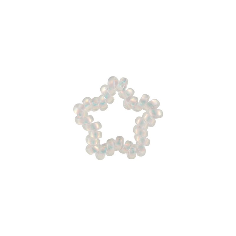 Mermaid phone line Hair ring Women's seamless versatile hairtie Korean Internet celebrityinsFive-pointed star love leather case