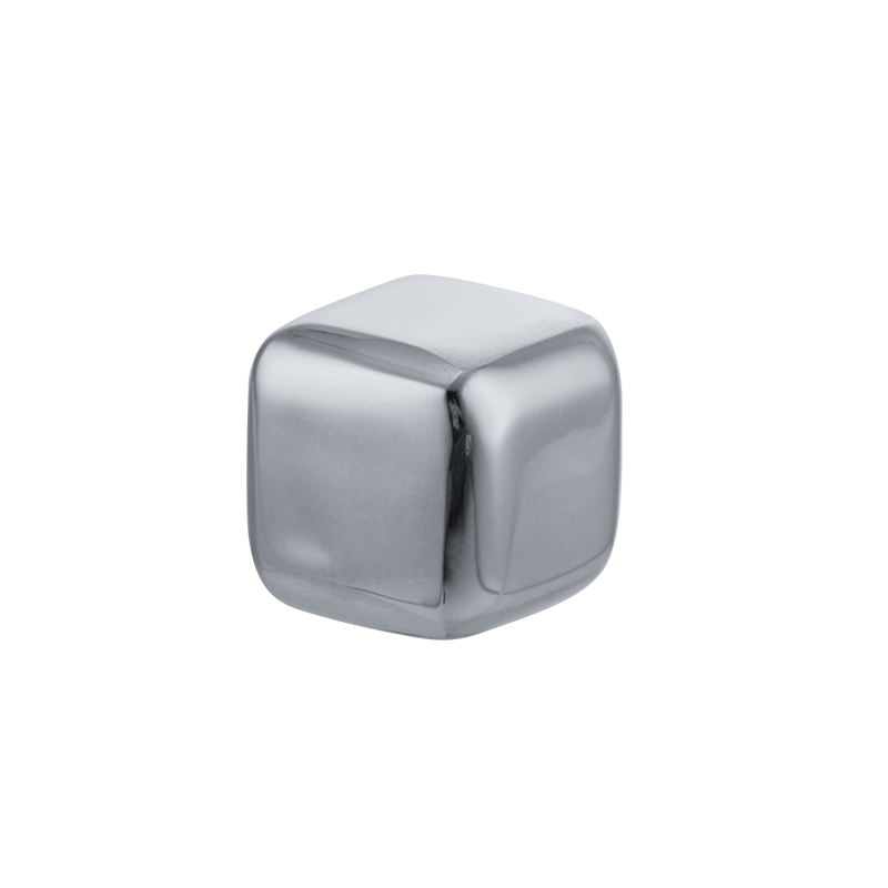 Stainless steel metal stone ice cube for whiskey