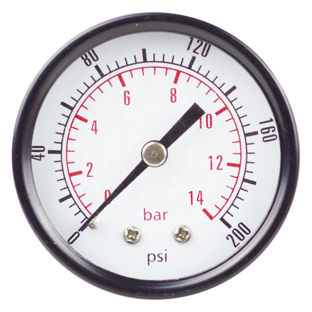 Воздушный компрессор 1/4 BSP Мужской резьбовой 0-180PSI 0-12 кг/см2 манометр
