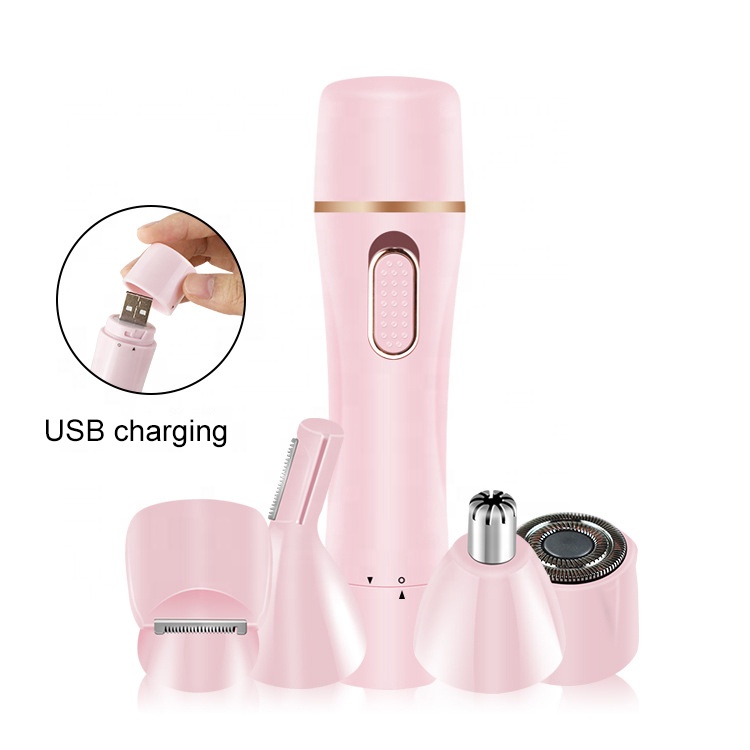 4 in 1Multi-Functional Electric Hair Removal Control Mini Eyebrow Hair Remover Portable Body Shaver Painless And Safe