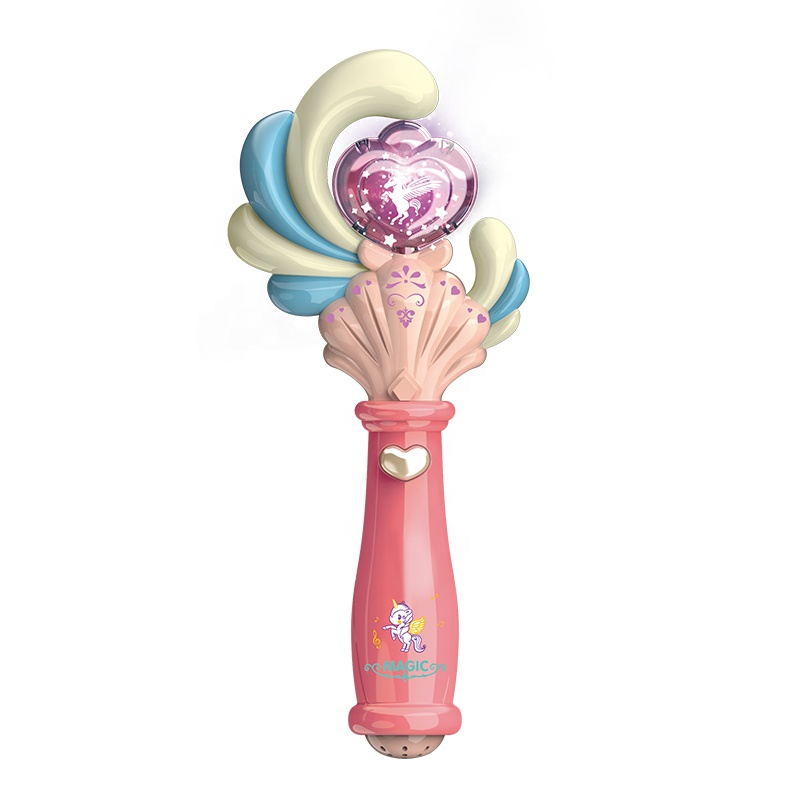 Fashion Girl Pretty Toy Electronic Flash Magic Wand Toy Magic Stick Toy with light and music