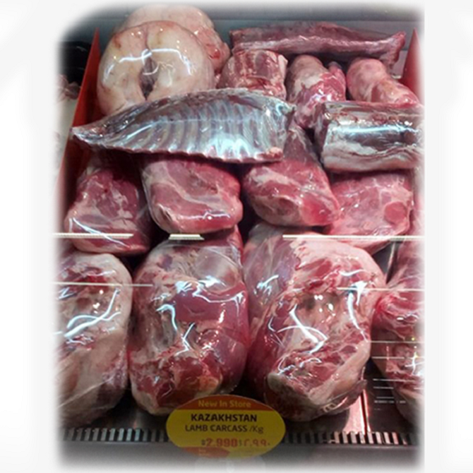 Хит продаж, замороженное халяльное мясо баранины из Казахстана