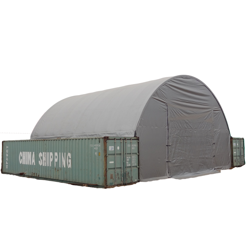 40 'x 40' наружные новые продукты Китай Большой Купол двойная ферма ткань промышленная доставка контейнеры ангажи укрытия