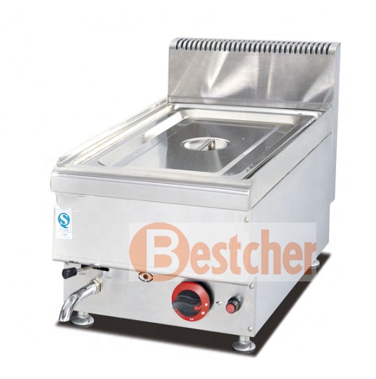 BESTCHER оборудование для общепита кулинарный Ряд Счетчик top газовая bain marie с 1 1/1 Пан, CE, ROHS, IEC, SAA