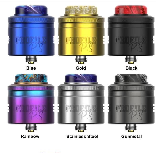 Original WOTOFO PROFILE PS DUAL MESH RDA ATOMIZER 28.5MM Direct or squonk able dripping method mod pod