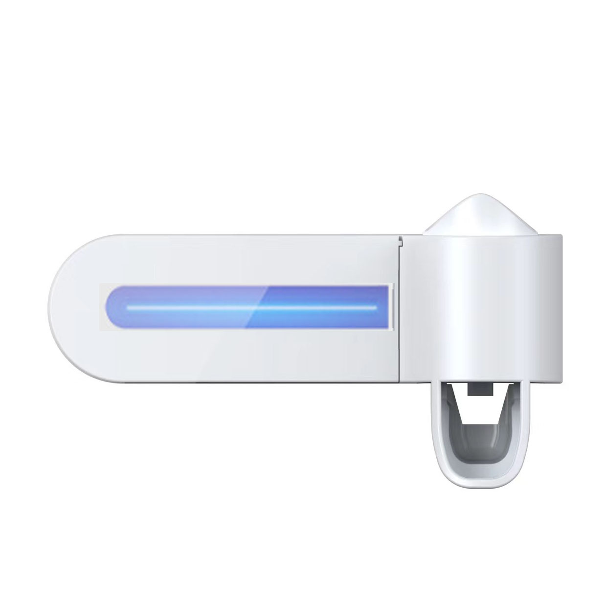 Недорогой высококачественный настенный держатель для зубных щеток с USB-зарядкой и УФ-стерилизацией, автоматический диспенсер для зубной пасты со стойкой для хранения