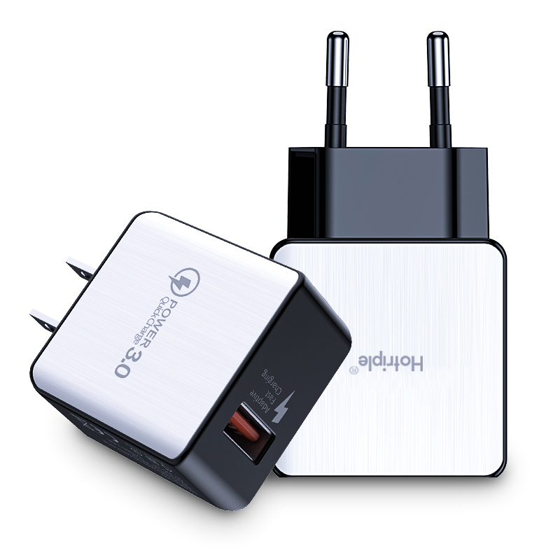 Hotriple быстрое зарядное устройство 18 Вт 3A QC 3,0 дорожный адаптер USB Сетевое зарядное устройство для мобильного телефона