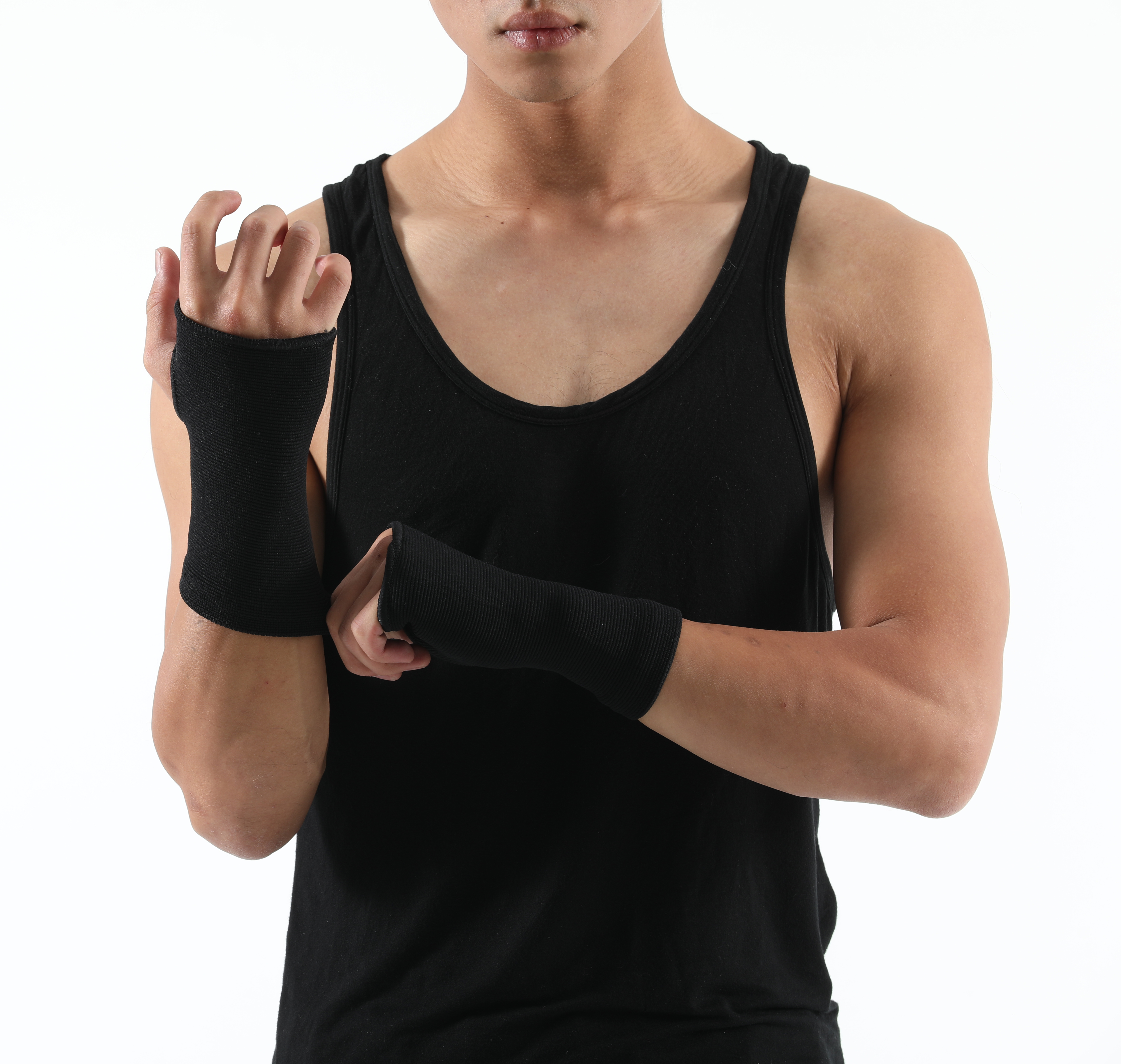 Wholesale High Elastic Nylon Wrist Support Compression Sleeve for Men   Women