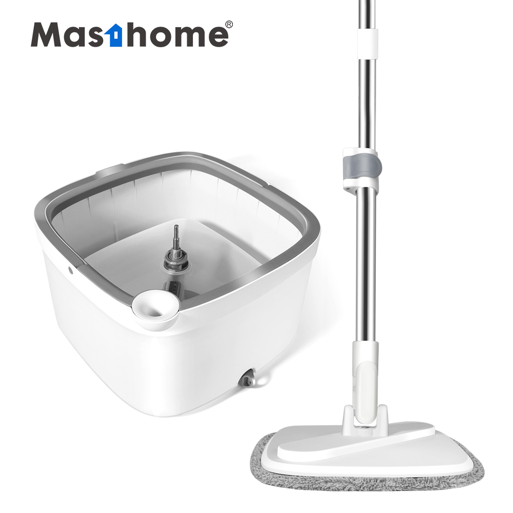 Горячая Распродажа, плоская Швабра Masthome из микрофибры для чистки пола, вращающаяся Швабра в Корейском стиле