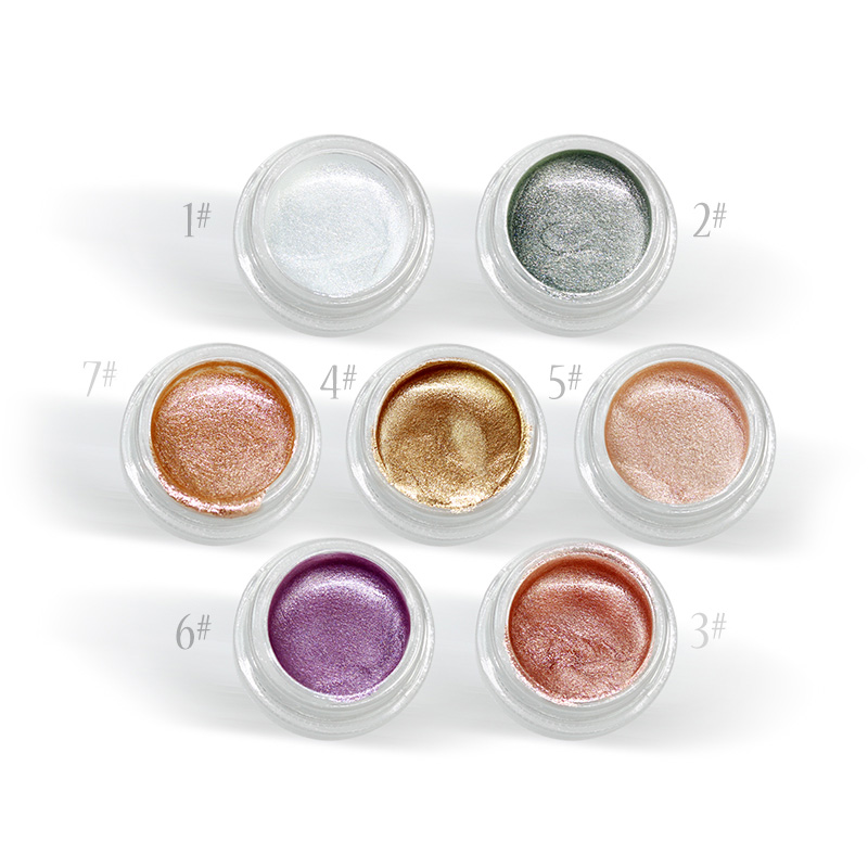 OEM Custom Logo Mini 7 Colors Cosmetic Gliiter Liquid Highlighter Makeup Private Label