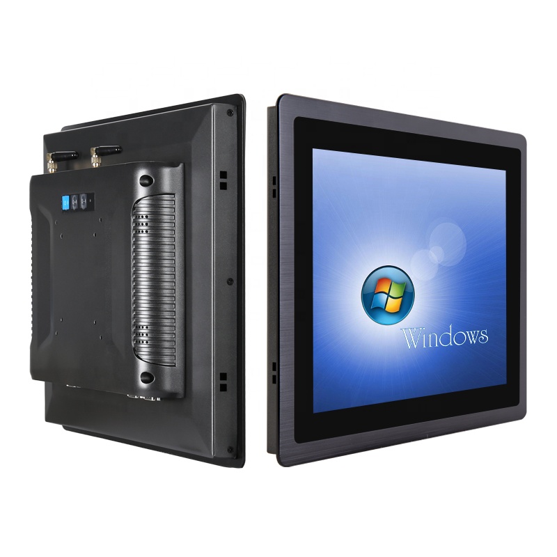 Touchthink tft-lcd 12 inch win 10 automatic industrial hmi ip65 panel pc i5 4200u touch screen aio computer