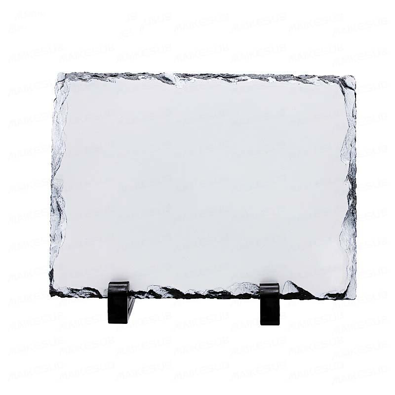 Sublimation Rock Slate Photo White Blanks Glossy Matte Lithograph Crafts 15*20cm Customed Printing Rock Picture Slate for Gifts