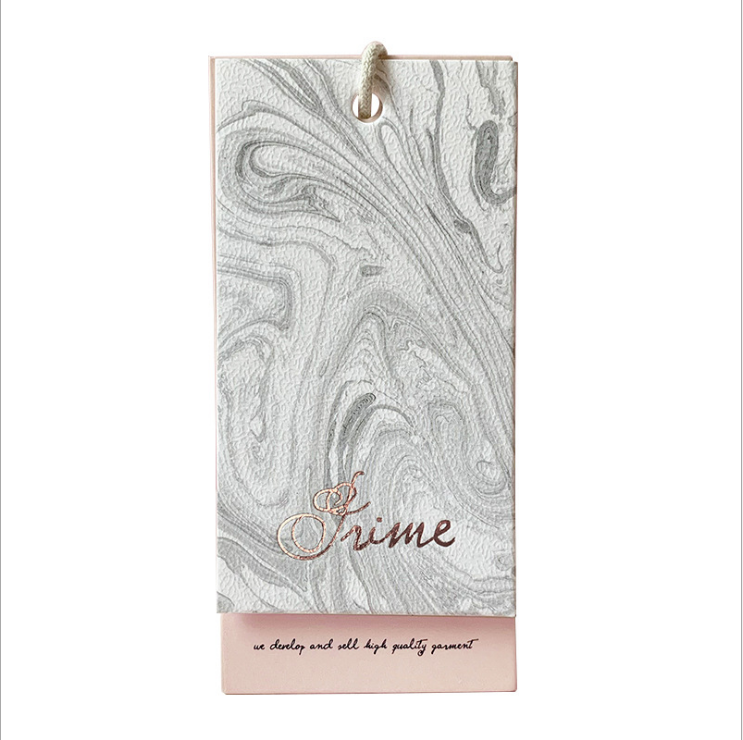 Custom Garment Logo Paper Swing Hang Clothing Tags