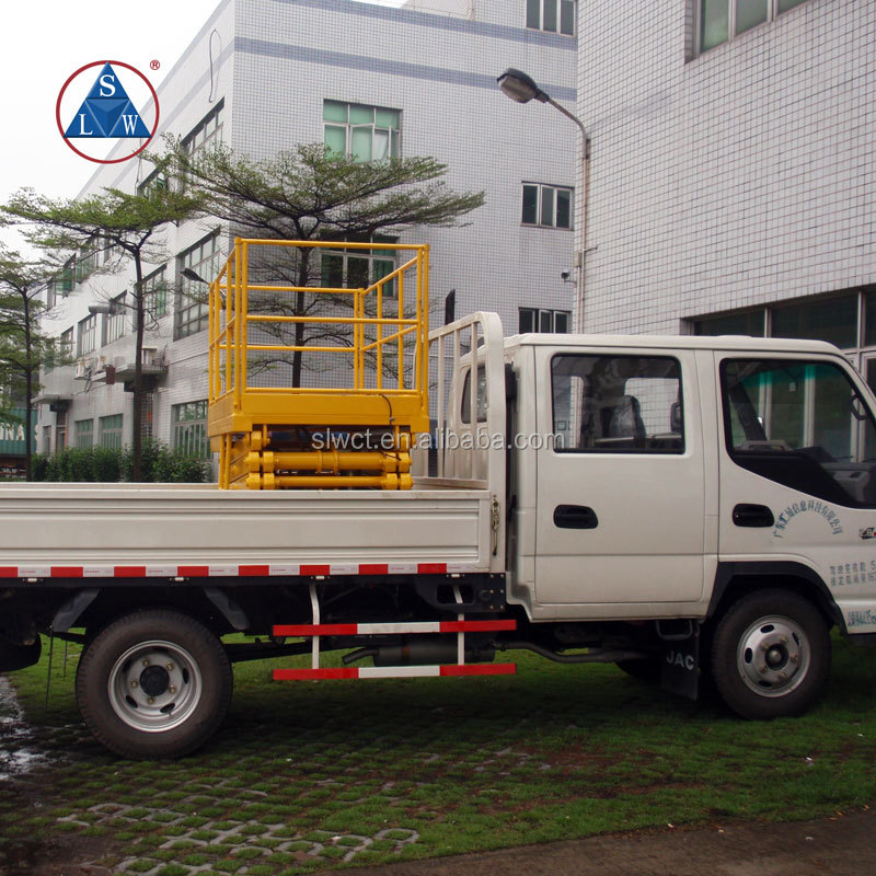 Hight quality outdoor electric scissor car lift mobile work lift platform