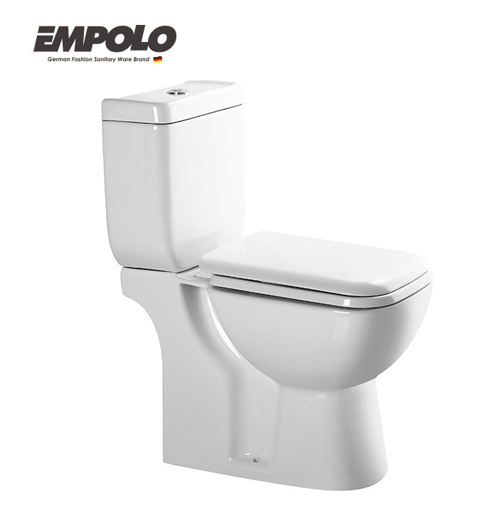 Washdown WC P- trap / S-trap Factory Directly Cheap Sanitary Ware White Ceramic Bowl Two Piece Toilet set