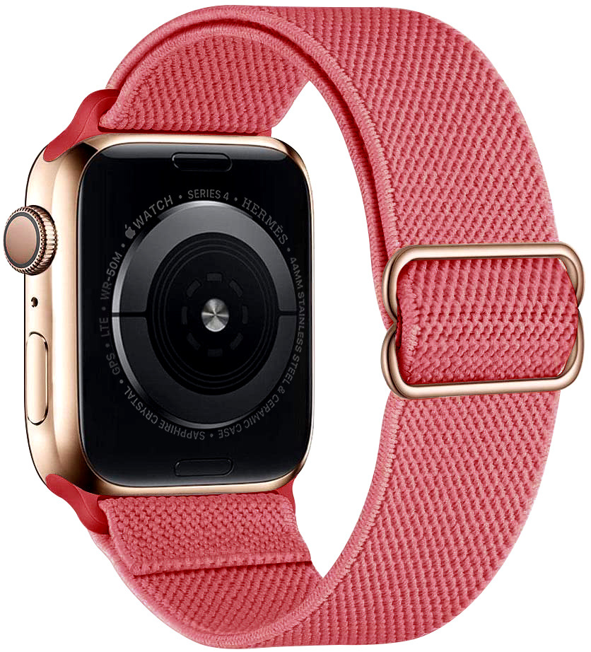 Мягкий ремешок Nyloon с одним круглым корпусом для iwatch 4 5 6 3 2 38/40/42/44 мм, бампер для iwatch, ремешок для apple watch