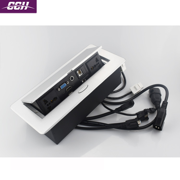 Офисная настольная розетка кабельный ввод коробка с портами USB сетевой фильтр управление провод Органайзер Ящик