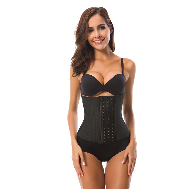 Waist Trainer Sauna Belt plus size underwear Workout Gym Latex Corset Waist Trainer For Women shaper latex waist trainer