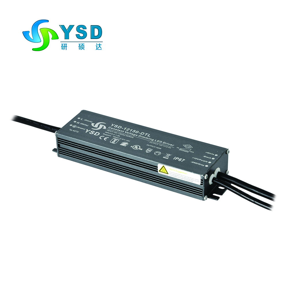 Высокое качество 12 В 200 Вт ip67 Водонепроницаемый Диммируемый triac 0-10 В alimentation led smps драйвер источника питания