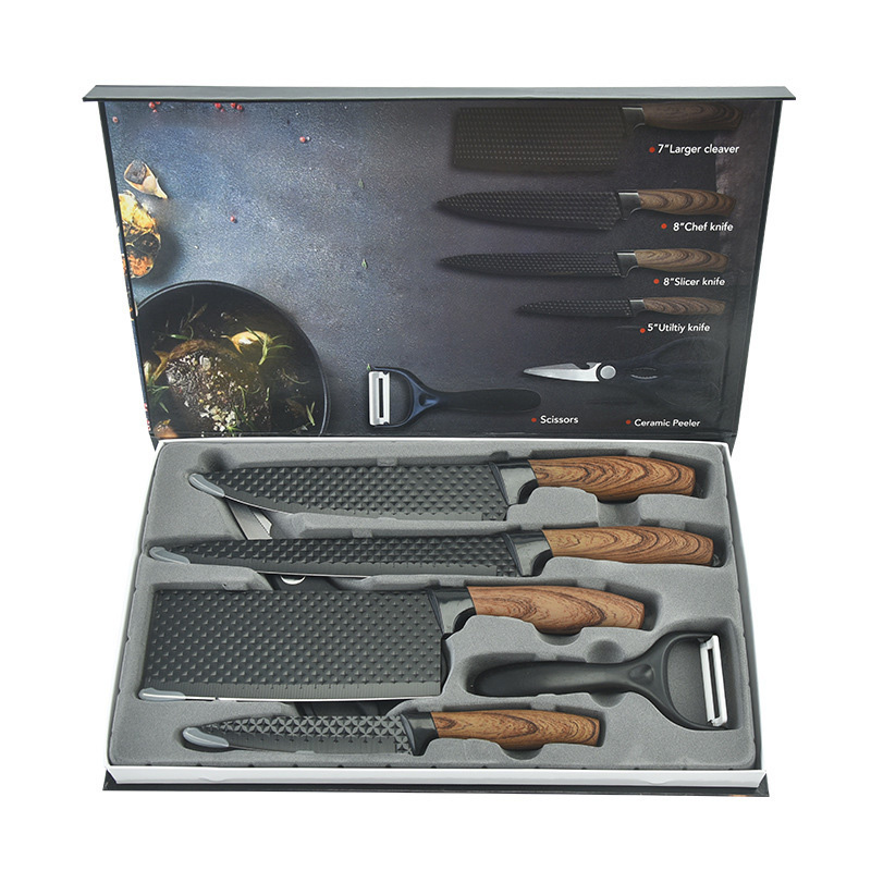 Free Sample 6-piece Hand Made Damascus Boning Knife Outdoor Knife Full Tang Bone Handle Pakistan Knife