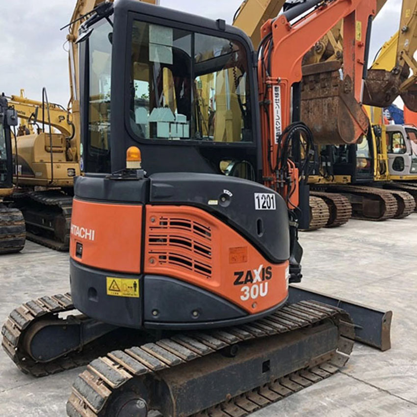 Б/у гидравлический гусеничный экскаватор HITACHI30u, строительная машина, мини-экскаватор hitachi 30u для продажи