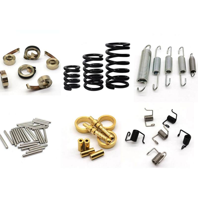 Custom Factory Hard 0.1mm Stainless Steel Cotter Metal Spring Steel Dowel Pins Coiled Style Flat Metal spring Clips