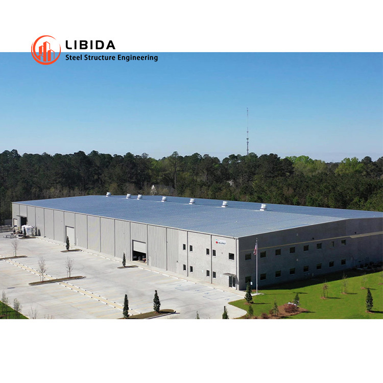 Ready Made Anti-Seismic Prefab Metal Structural Industrial Factory Workshop Plant Constructions Building