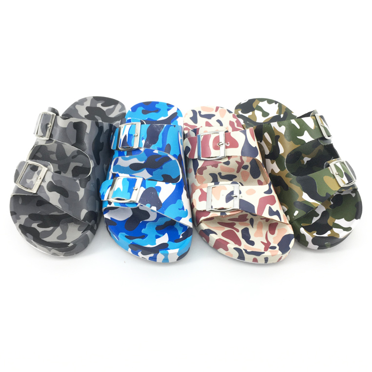 OEM ODM Hot selling custom slides camo Print Kids Shoes For boys and students