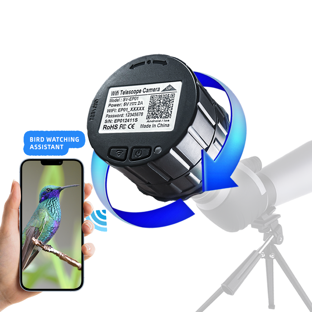 Best Seller High Resolution Astronomical Telescope Camera Telescope Eyepiece Camera Wifi Spotting Scope Camera With Screen