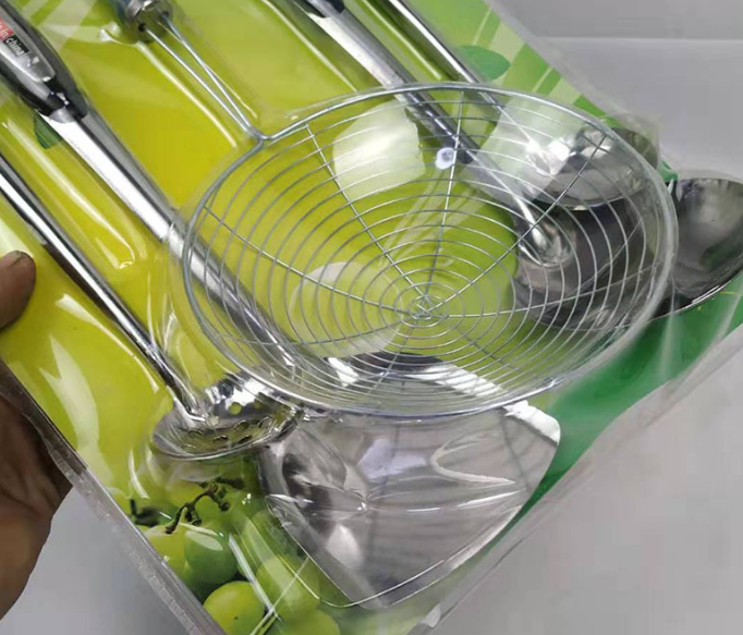 5PCS Heat Resistant Flexible Eco-friendly Reusable Kitchen Cooking Ware Set Plastic Cooking Utensil Sets
