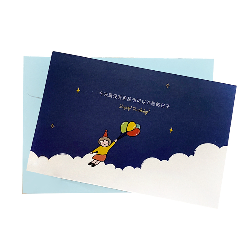 Commercial custom logo Printing Greeting Thank You Card