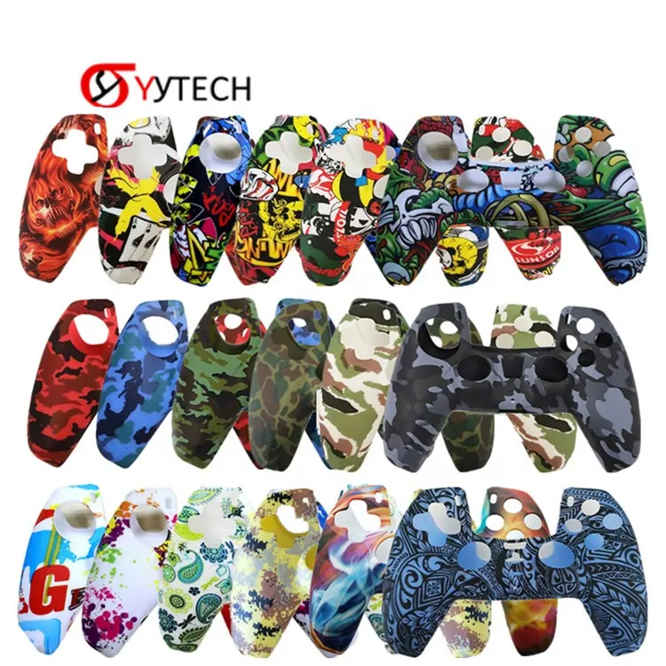 SYYTECH Soft Skin Cover Silicon Case Protective for PS5 Controller