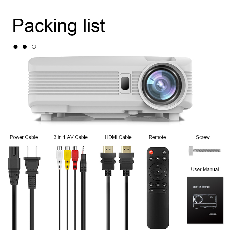 Смартфон мультимедийный bluetooth проектор потолочный беспроводной игровой ТВ pojector hd 4k vivibright проектор
