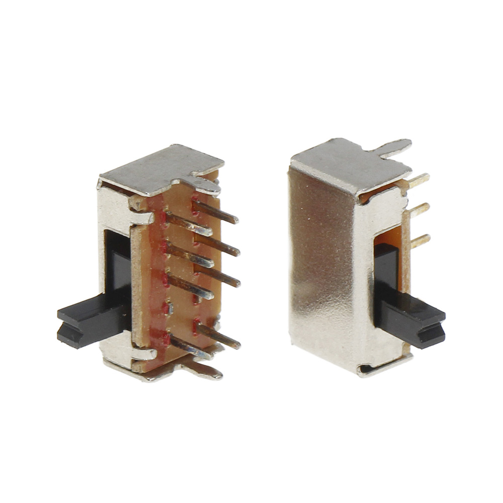 SK23D07 8 Pin PCB 3 позиции 2P3T DP3T миниатюрный ползунковый переключатель боковой ручка SK23D07VG4 ручка высокого 4 мм