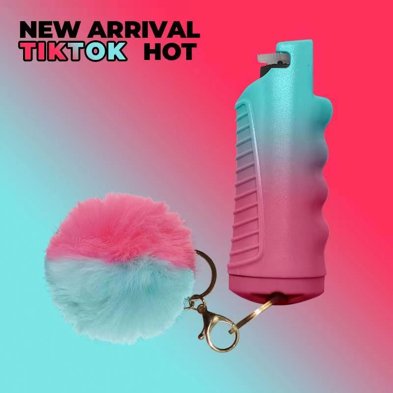 Wholesale Cute Self Defence Defense Police Mini Pepper Spray 20Ml Gun Keychain For Women Sale Holder Bottles Bulk gas pimienta